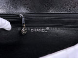 Chanel 2000 Vintage Black Caviar Classic Kelly Bag SHW 5HQ