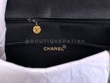 Chanel 1996 Vintage Black Caviar Briefcase Tote Bag 24k GHW YDR