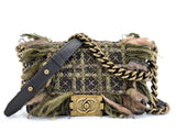 Chanel 2013 Paris-Edinburgh Caged Fringe Small Boy Flap Bag GHW 3S5