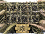 Chanel 2013 Paris-Edinburgh Caged Fringe Small Boy Flap Bag GHW 3S5