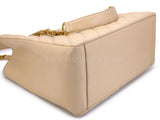 Chanel Beige Caviar Grand Shopper Tote GST Bag GHW SJU