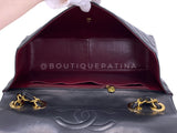 Chanel 1994 Vintage Black Maxi Classic Flap Bag 24k GHW FTD