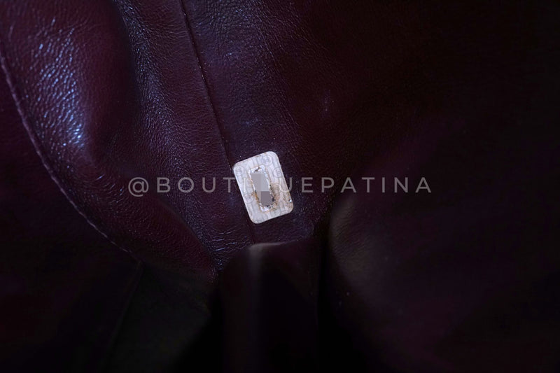 Chanel Vintage 1994 Wine Burgundy Caviar Briefcase Tote Bag 24k GHW CRG