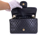 Chanel 2013 Black Westminster Pearl and Chain Flap Bag TL6