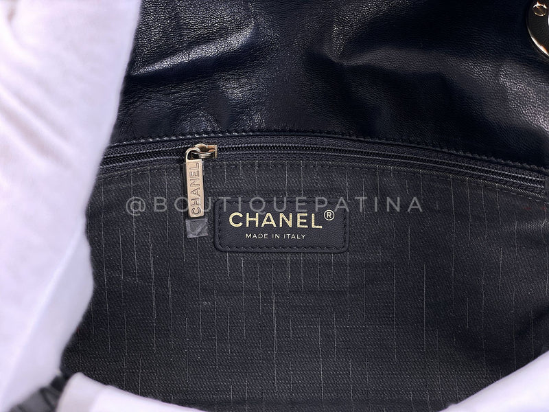 Chanel 2013 Black Westminster Pearl and Chain Flap Bag TL6