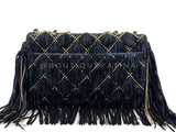Chanel 14A Paris-Dallas Studded Fringe Dripping Chain Bag GHW JWU