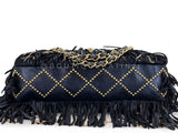 Chanel 14A Paris-Dallas Studded Fringe Dripping Chain Bag GHW JWU