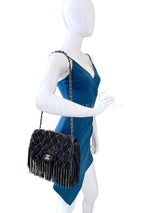 Chanel 14A Paris-Dallas Studded Fringe Dripping Chain Bag GHW JWU