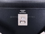 Hermès Black Chèvre Chamkila Kelly Elan Palladium PHW Bag KOS