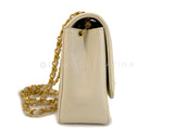 Chanel 1994 Vintage Pale Beige Caviar Medium Diana Flap Bag 24k GHW XI2