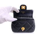 Chanel 2021 Lady Handle Micro MIni Flap Bag Crossbody