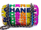 Chanel 21K Rainbow Letter Quilted Logo Flap Bag GHW RN0