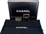 Rare Chanel Vintage Black Caviar Curved Jumbo CC Classic Flap Bag GHW ZI9