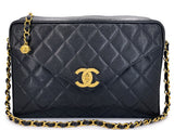 Chanel 1994 Black Vintage Caviar Maxi Giant Flap Classic Camera Bag 24k GHW OIY