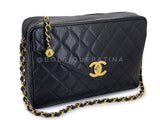 Chanel 1994 Black Vintage Caviar Maxi Giant Flap Classic Camera Bag 24k GHW OIY
