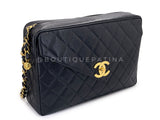 Chanel 1994 Black Vintage Caviar Maxi Giant Flap Classic Camera Bag 24k GHW OIY