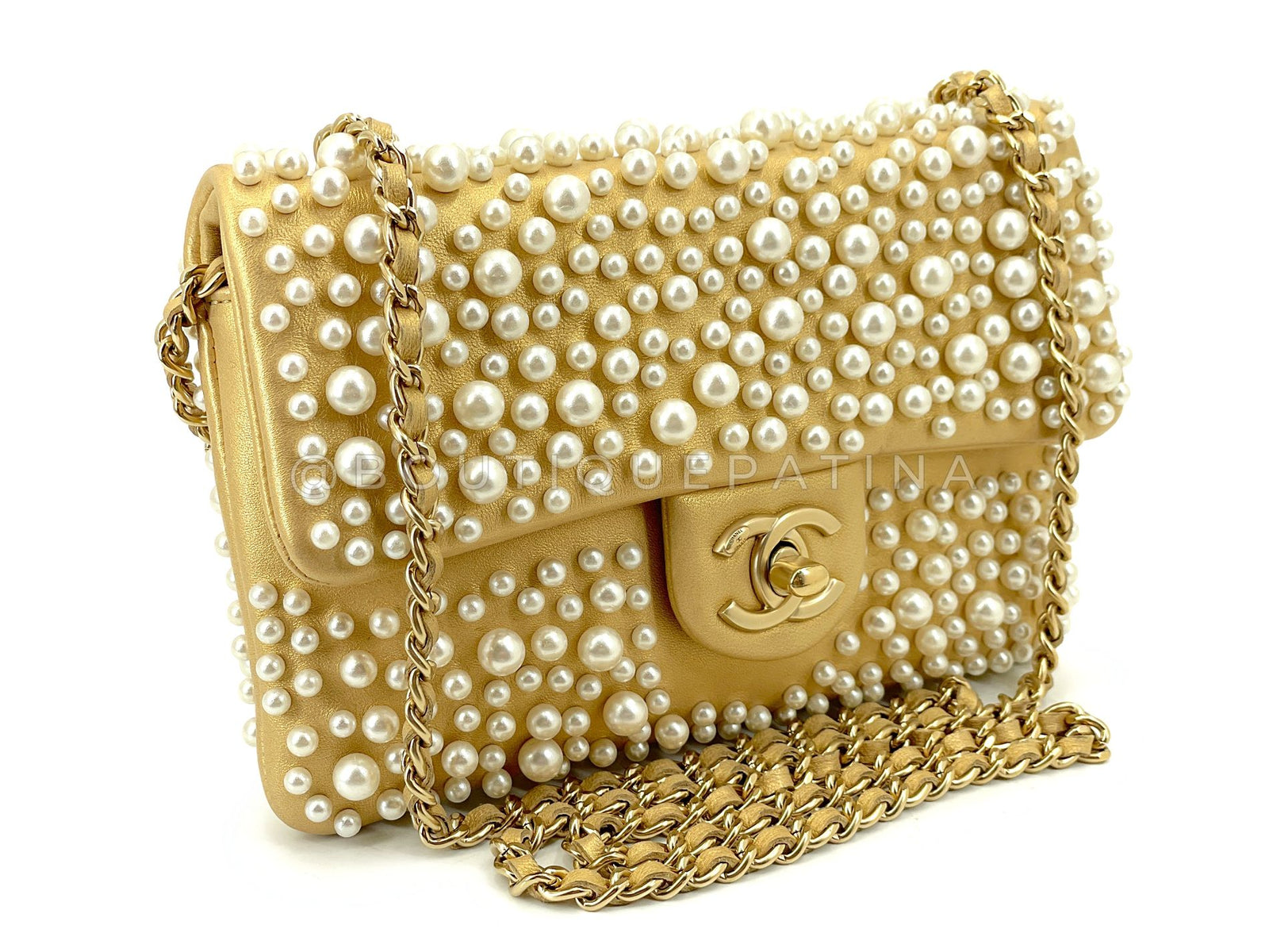 Chanel 15C Paris Dubai Pearly Small Flap Bag GHW 1FT – Boutique Patina