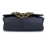 Chanel 1987 Vintage Black Giant Logo Mini Flap Bag 24k GHW C8Z