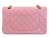 Rare New Chanel 2004 Vintage Pink Sakura Caviar Medium Classic Double Flap Bag 24k GHW BPI
