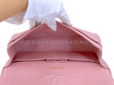Rare New Chanel 2004 Vintage Pink Sakura Caviar Medium Classic Double Flap Bag 24k GHW BPI