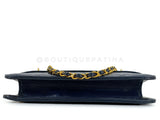 Chanel Vintage 1986 Double Turnlock Mini Briefcase Charm Crossbody Flap Bag 2G4