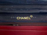 Chanel Vintage 1986 Double Turnlock Mini Briefcase Charm Crossbody Flap Bag 2G4