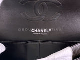 Chanel 2007 Vintage Dark Brown Caviar Medium Classic Double Flap Bag SHW  FSI