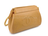 Chanel 1997 Vintage Beige Caviar Crossbody Mini Pouch Bag 24k GHW STT