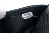 Chanel 2019 Black Shiny Lizard Golden Class WOC Wallet on Chain Flap Bag RHW HK5
