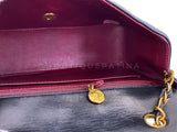 Pristine Chanel 1994 Vintage Black Small Diana Bag Lambskin 24k GHW VTN