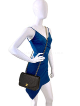 Pristine Chanel 1994 Vintage Black Small Diana Bag Lambskin 24k GHW VTN