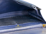 Chanel 1997 Vintage Timeless Denim WOC Wallet on Chain Flap Bag 24k GHW 304