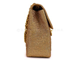 Chanel 1991 Vintage Gold Byzantine Brocade Silk Maxi Classic Flap Bag 24k GHW A6D
