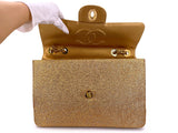 Chanel 1991 Vintage Gold Byzantine Brocade Silk Maxi Classic Flap Bag 24k GHW A6D
