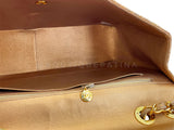 Chanel 1991 Vintage Gold Byzantine Brocade Silk Maxi Classic Flap Bag 24k GHW A6D