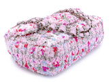 Chanel Rainbow Boucle Tweed Rectangular Mini Flap Bag SHW TBJ