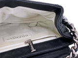 Chanel Black Mini Chain Around Flap Crossbody Messenger Bag SHW SSV