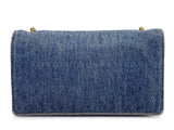 Chanel 1997 Vintage Blue Denim Timeless WOC Flap Bag 24k GHW Q3G
