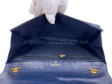 Chanel 1997 Vintage Blue Denim Timeless WOC Flap Bag 24k GHW Q3G