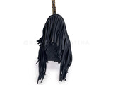 Chanel 14A Paris Dallas Fringe Tassels Black Flap Bag GHW G7H