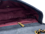 Chanel 14A Paris Dallas Fringe Tassels Black Flap Bag GHW G7H