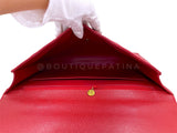 Chanel 1994 Vintage Red Caviar Briefcase Tote Bag 24k GHW I0A