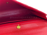 Chanel 1994 Vintage Red Caviar Briefcase Tote Bag 24k GHW I0A