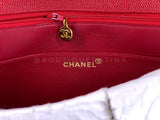 Chanel 1994 Vintage Red Caviar Briefcase Tote Bag 24k GHW I0A