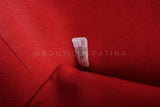 Chanel 1994 Vintage Red Caviar Briefcase Tote Bag 24k GHW I0A