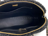 Chanel Coco Shopping with Chain Large Black Shearling Handle Bag 24k GHW LPI