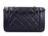 Chanel 1994 Vintage Black Small Diana Bag Lambskin 24k GHW VTN
