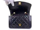 Chanel 1994 Vintage Black Small Diana Bag Lambskin 24k GHW VTN