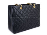Pristine Chanel 2011 Black Caviar Grand Shopper Tote GST Bag GHW  R1K