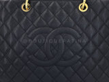 Pristine Chanel 2011 Black Caviar Grand Shopper Tote GST Bag GHW  R1K